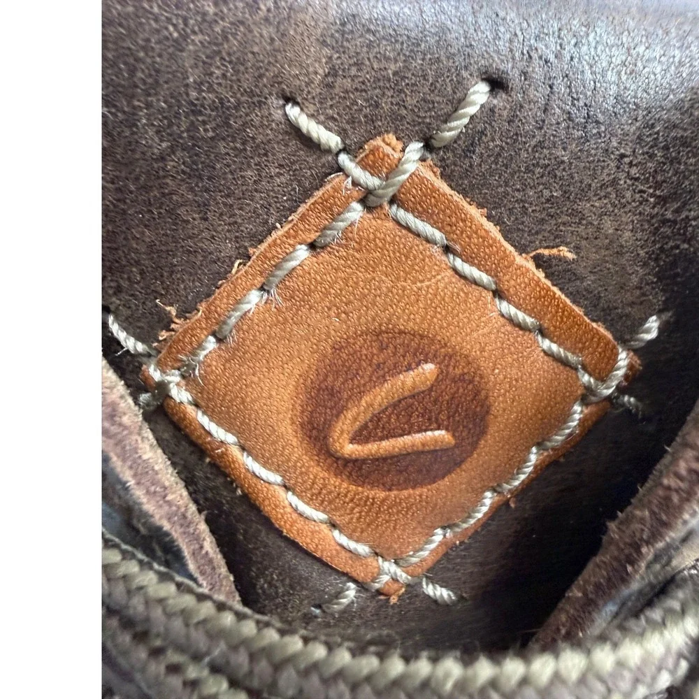 Clarks Collection Eastford Shoes Mens 9 Leather Lace Up Casual Brown